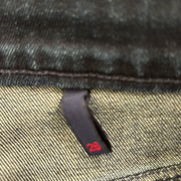 R+A Dark Blue Skinny Jeans W/ Zippers - Picture 6 of 9